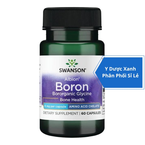 [Global] SWANSON BORON, 60 viên, Viên uống hỗ trợ xương chắc khỏe cho người lớn của Mỹ